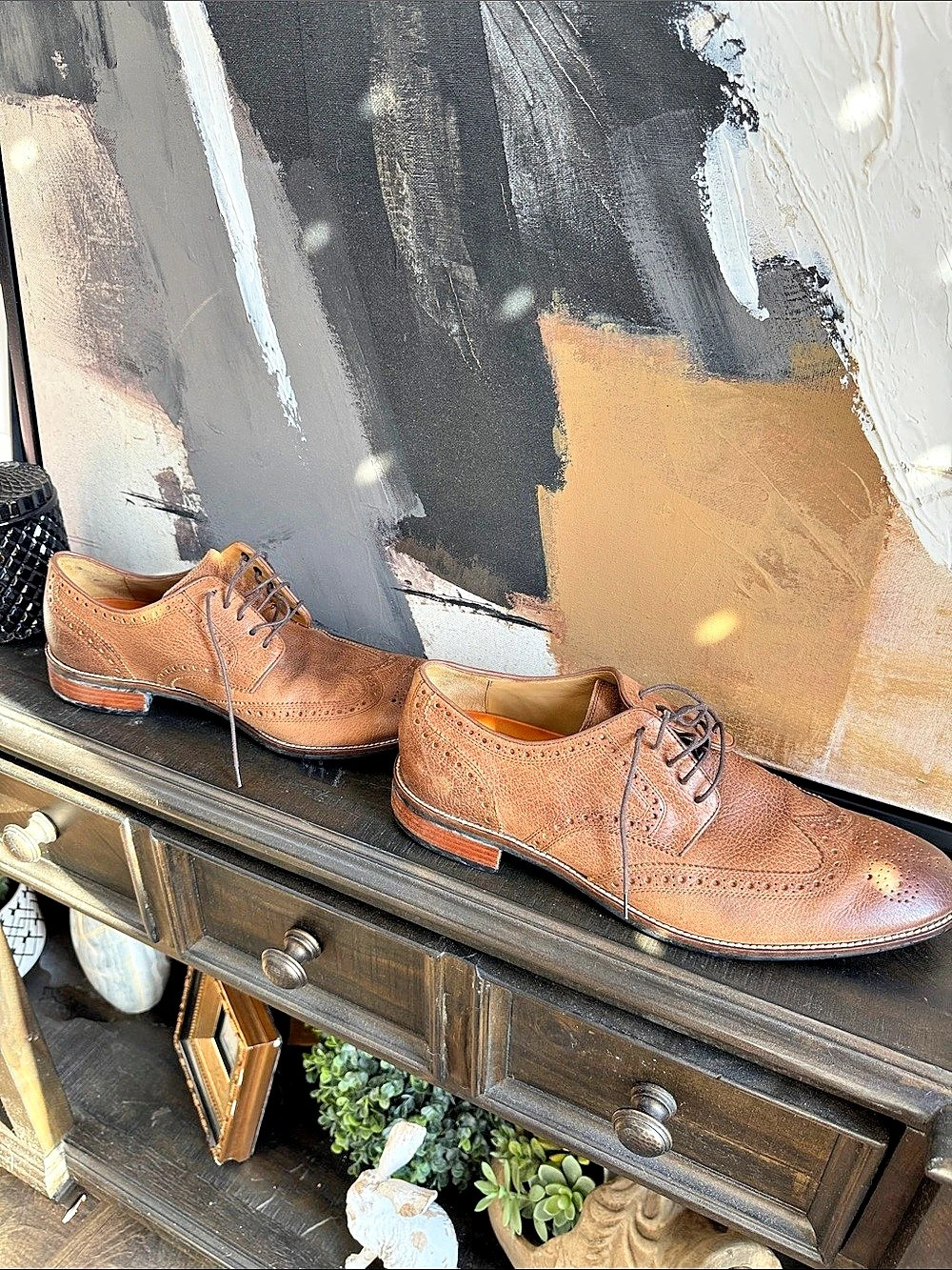 Cole Haan Men's Brown Brogue Oxfords